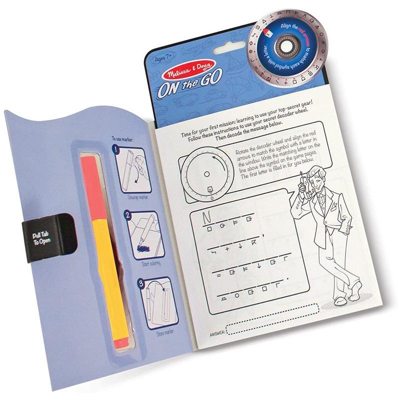 Melissa & Doug Secret Decoder Game Book