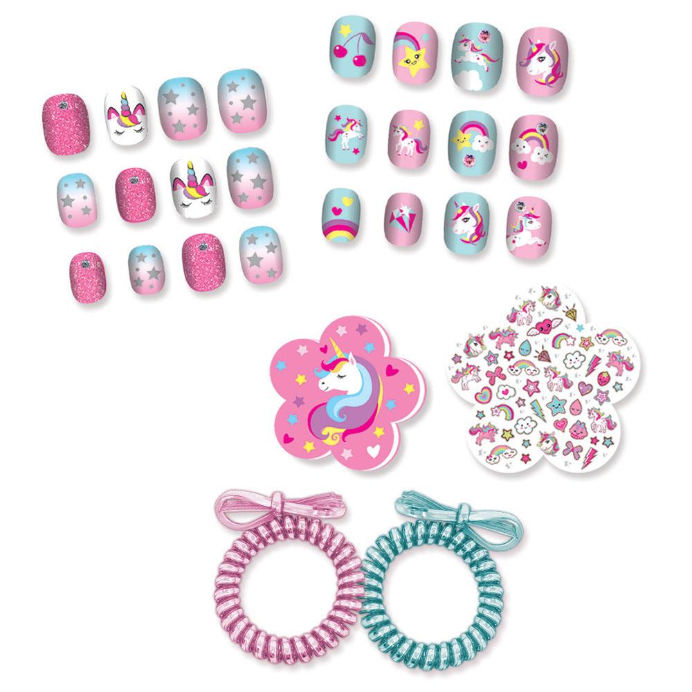 Hot Focus Fancy Nails Unicorn 95Pcs