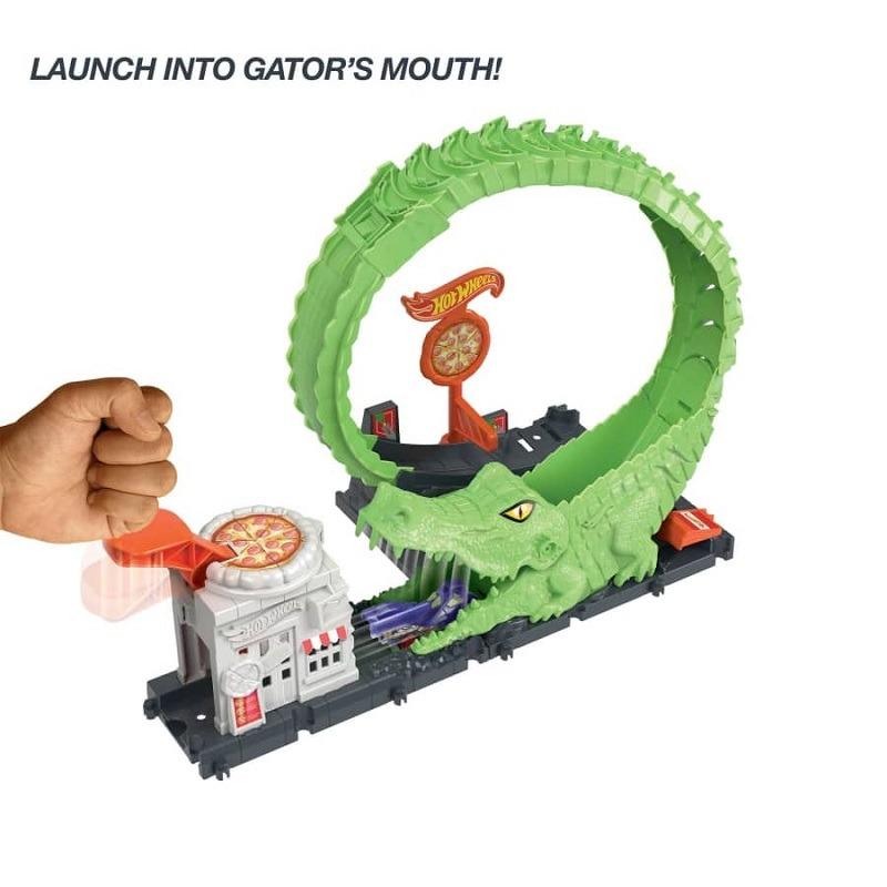 Hot Wheels City Nemesis Gator Pizza Shop
