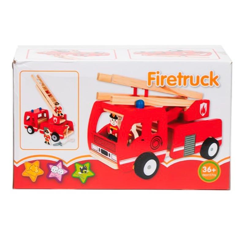 شاحنة الإطفاء الخشبية