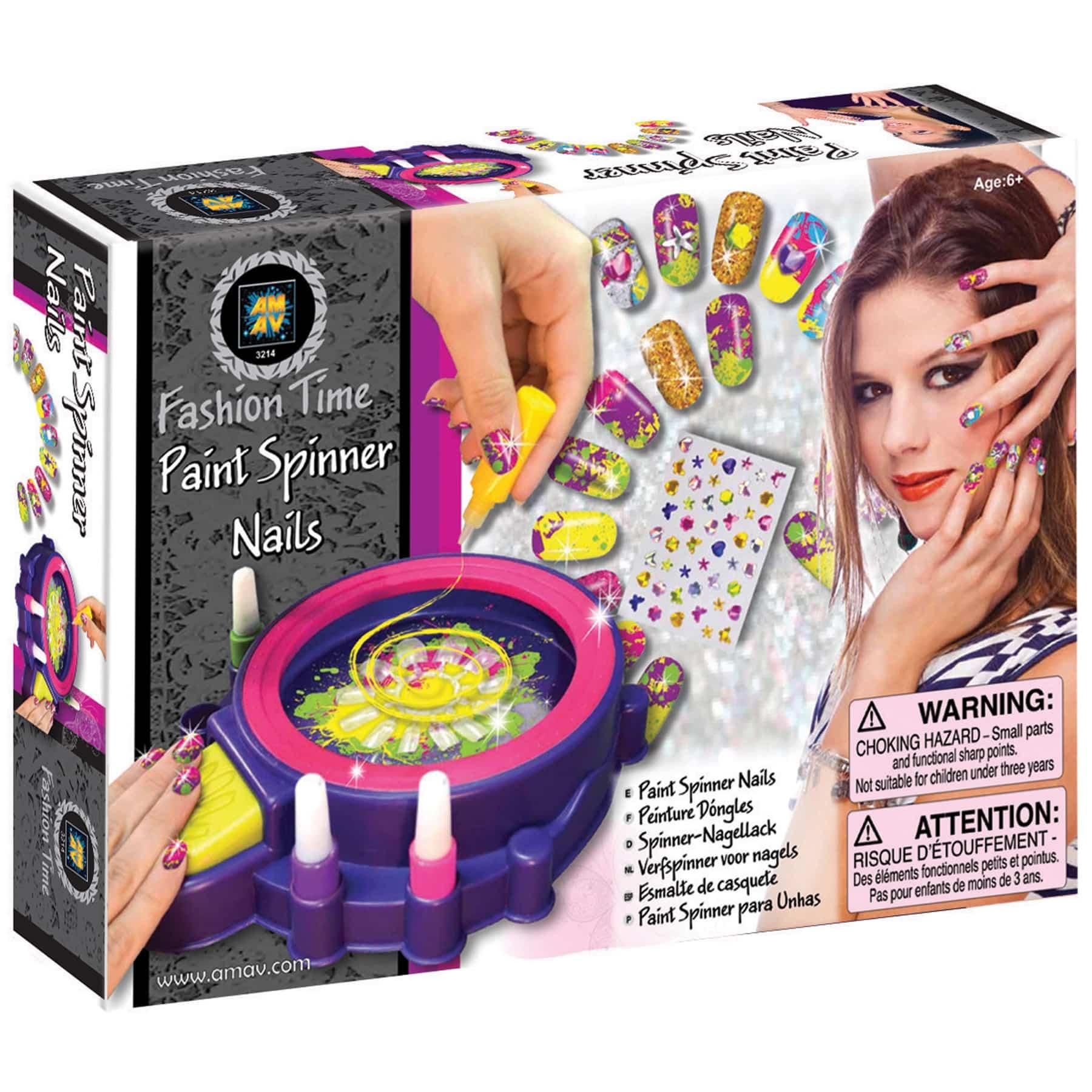 Fashion Time Spinner Nails Craft Kit
