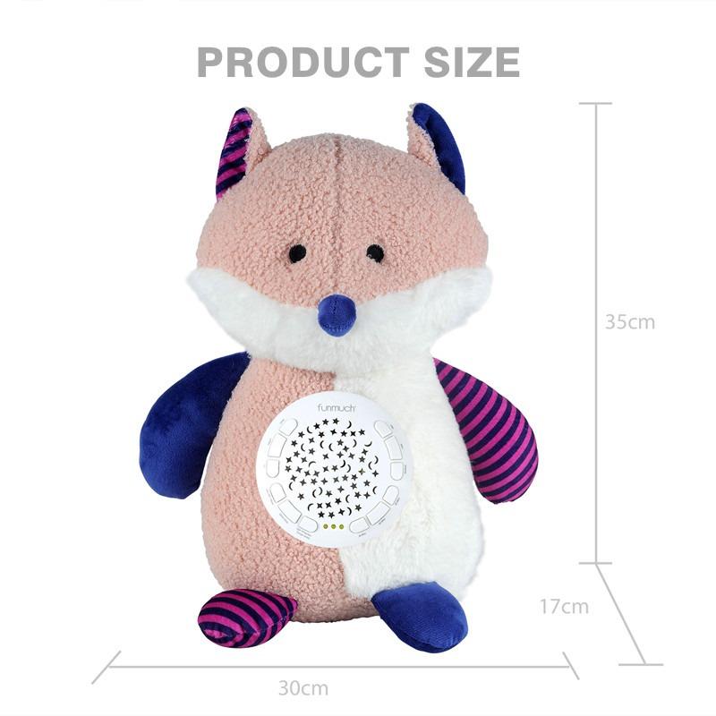 Funmuch 3 in 1 Cuddle Projector Toy - Fox