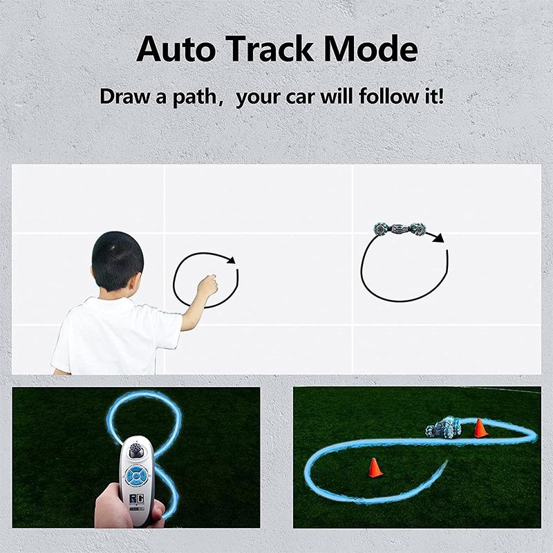 سيارة باوركسترا ستانت بجهاز تحكم عن بعد - لون ازرق