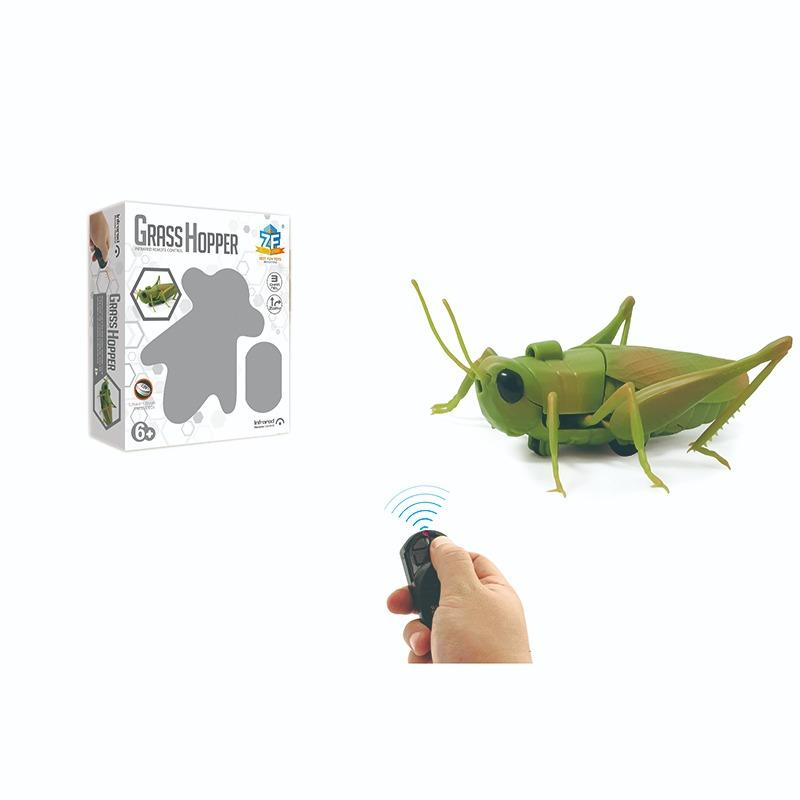 Remote Control Fake Prank Infrared Grasshopper
