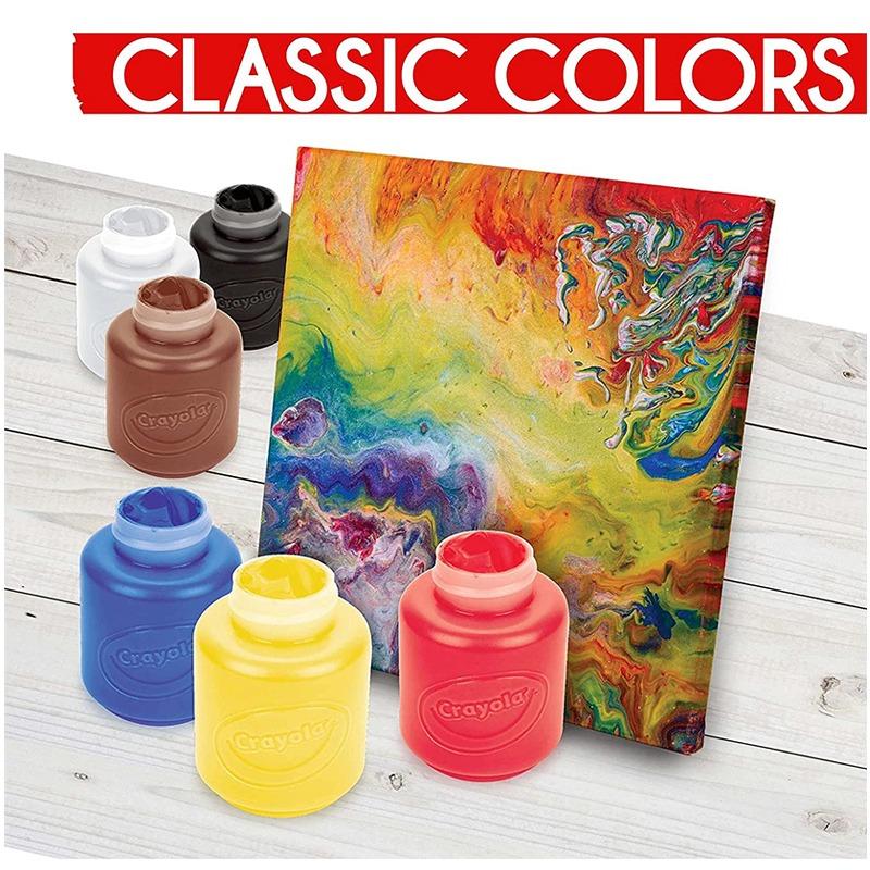Crayola Acrylic Paint Set 6 Ct