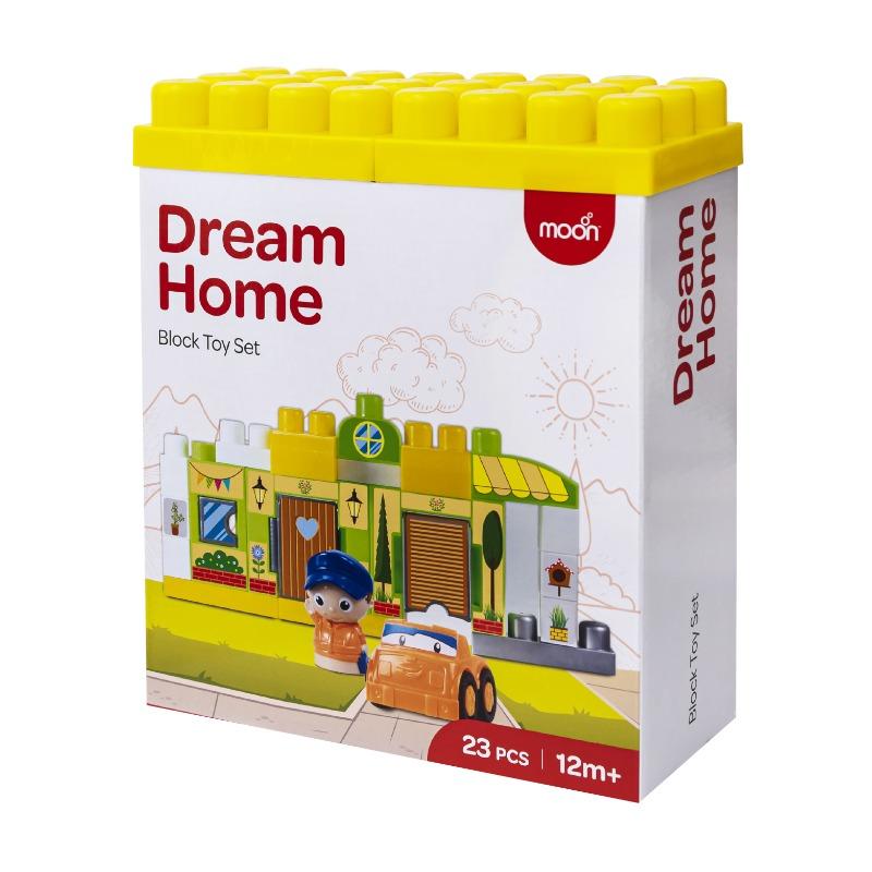 مون - مجموعة بناء بيت أحلامي 23 قطعة