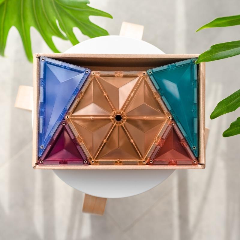 Connetix Tiles Pastel Geometry Pack - 40 Pcs