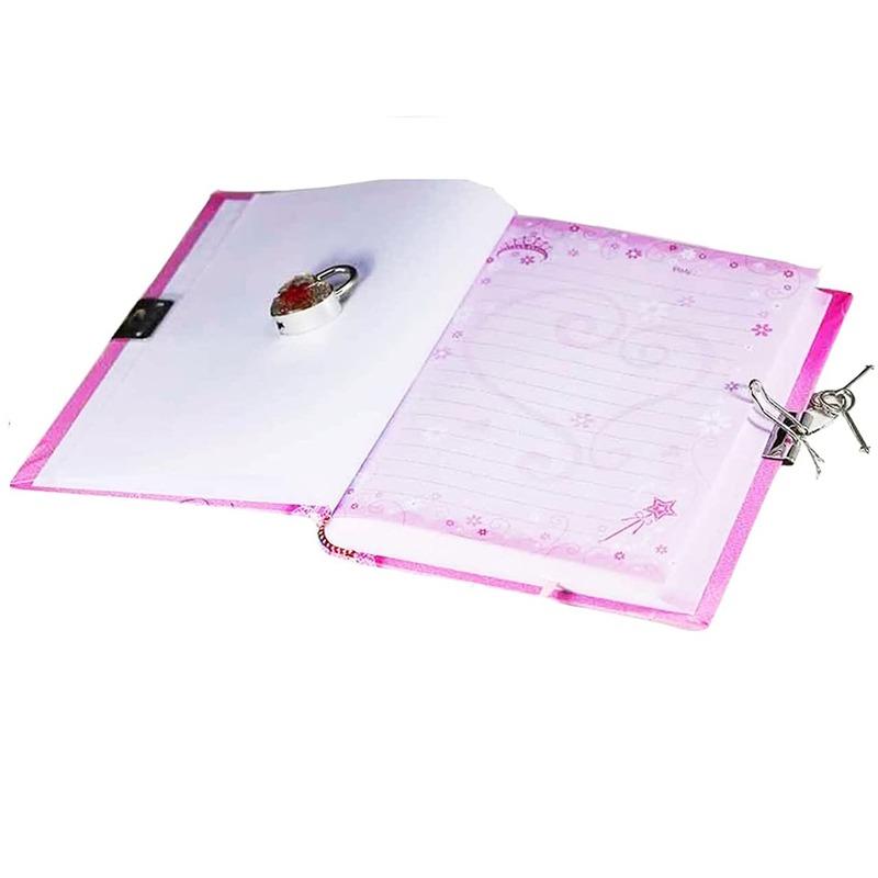 Diary Pad With Heart Shaped Lock - Unicorn