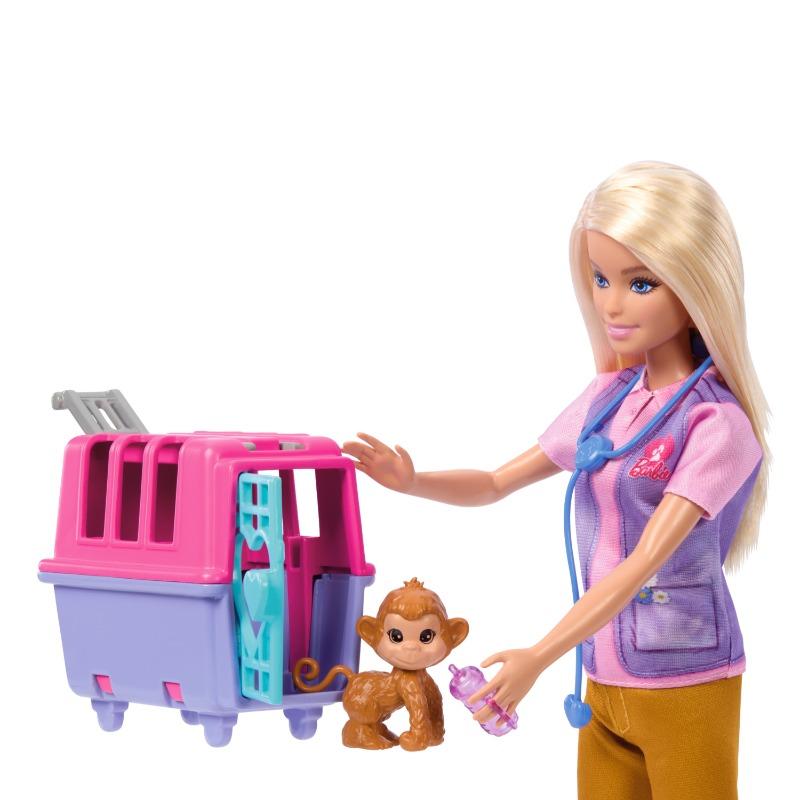 Barbie Animal Rescue Playset with Blonde Doll