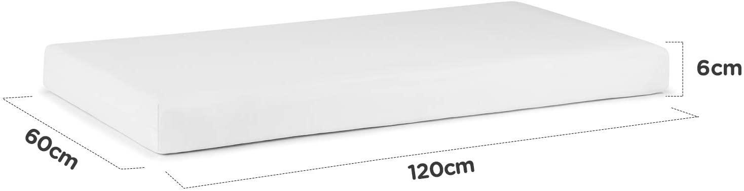 كيندركرافت - سرير أطفال ميا الخشبي مع مرتبة لون رمادي