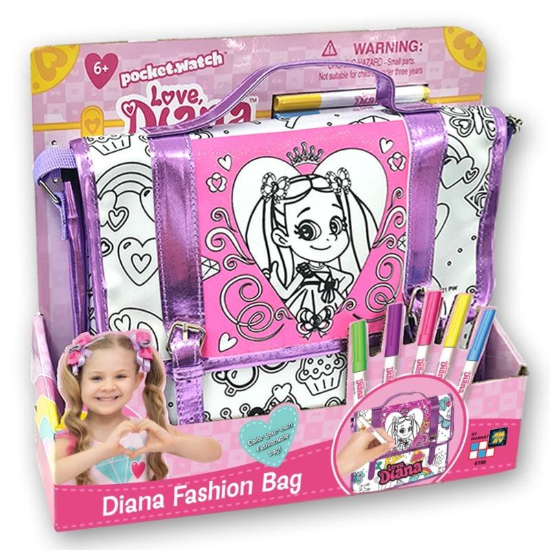 لوف ديانا - حقيبة فاشن القابلة للتلوين