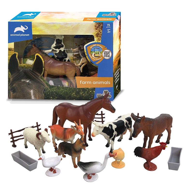 وينو - مجسمات حيوانات المزرعة 15 قطع