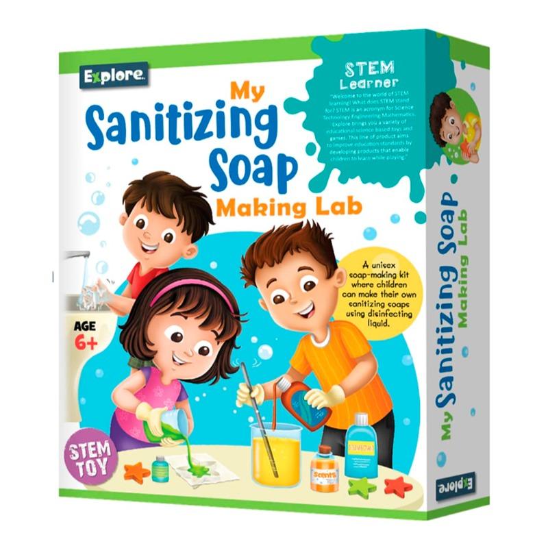 Explore My Sanitizing Soap Making Lab