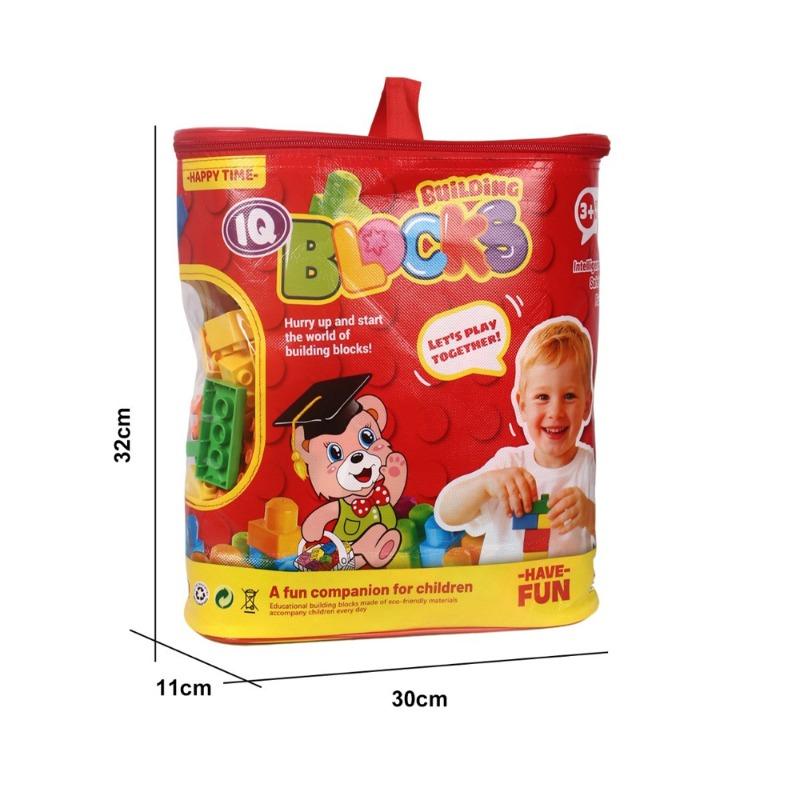 طقم مكعبات بناء 208 قطعة