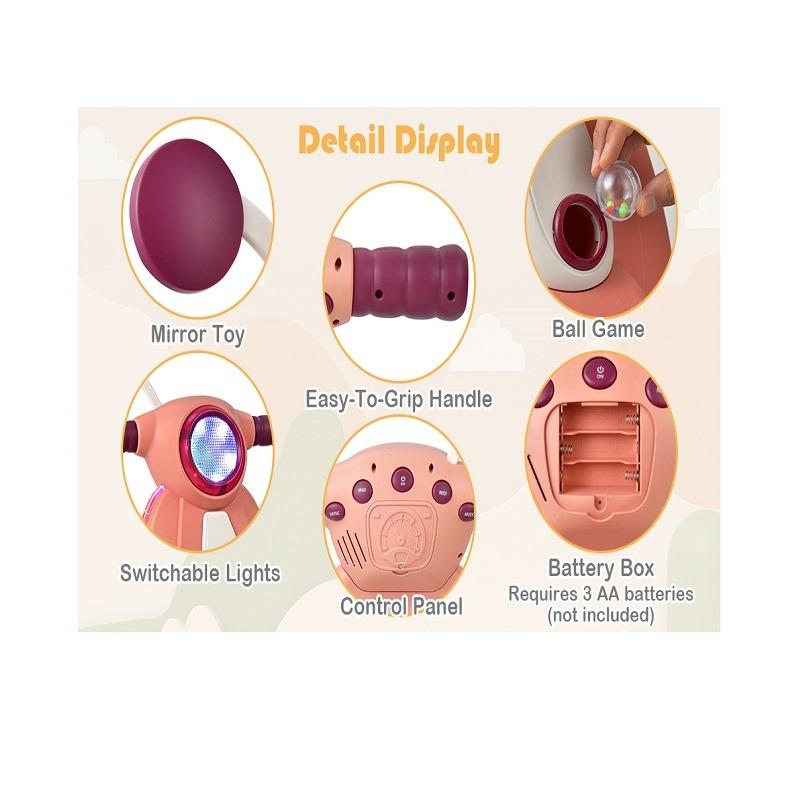 2 In 1 Sit To Stand Learning Walker - Pink