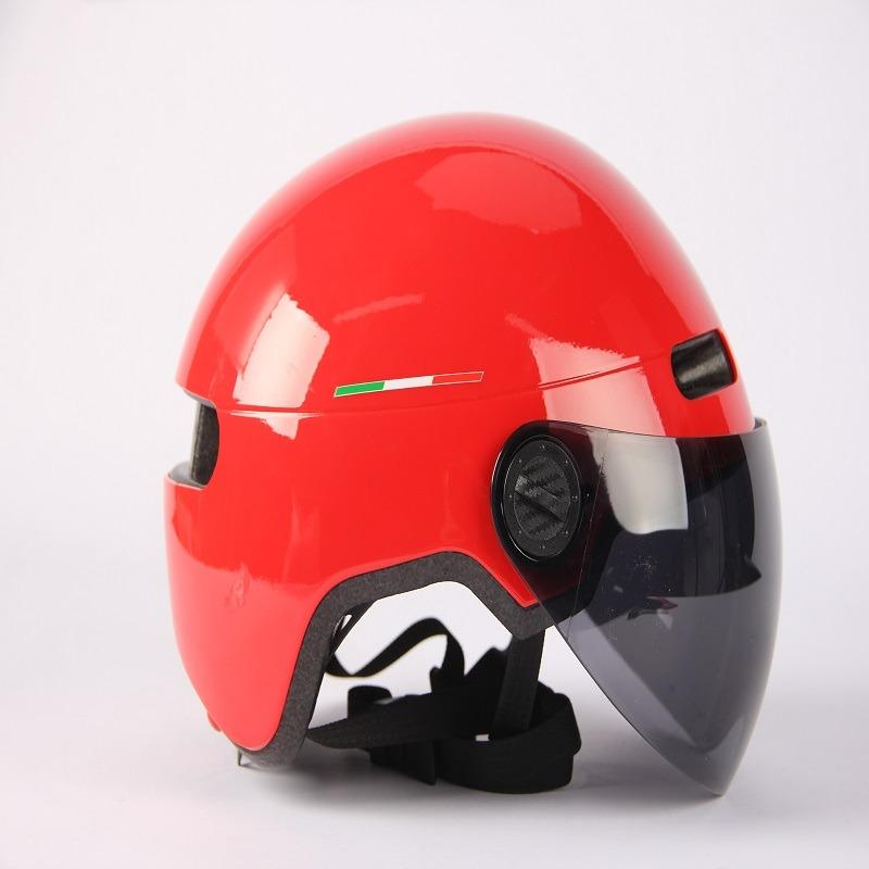 Ferrari Helmet With Eye Protection - Red