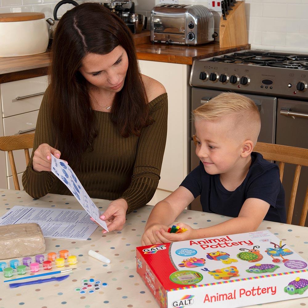 جالت - مجموعة فخارات لتلوين الحيوانات