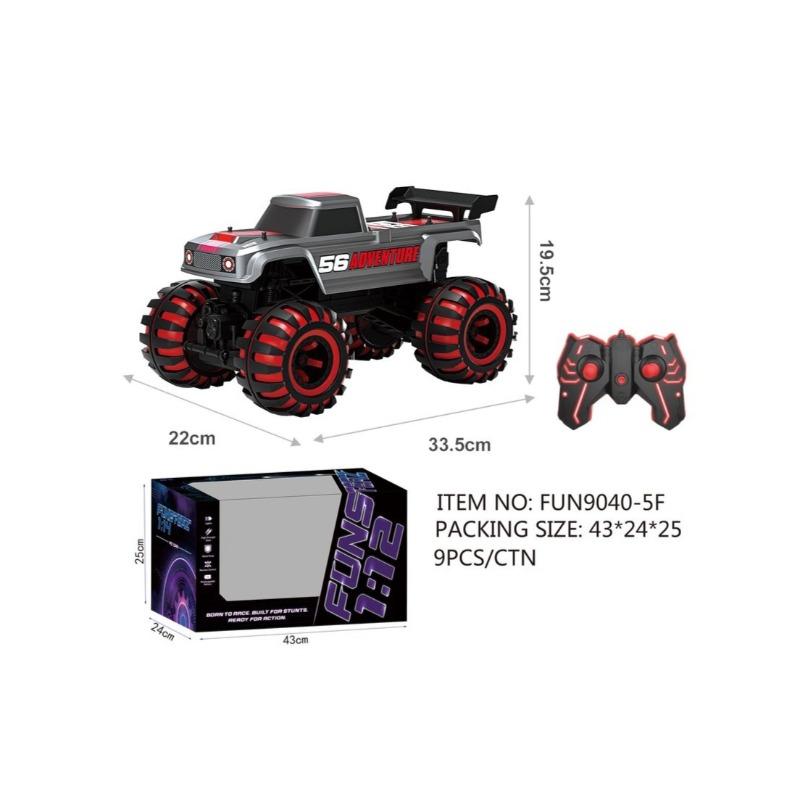 فنسيرز -  سيارة فانسترز 1:10 فور باسز بيج فوت مع جهاز تحكم عن بعد