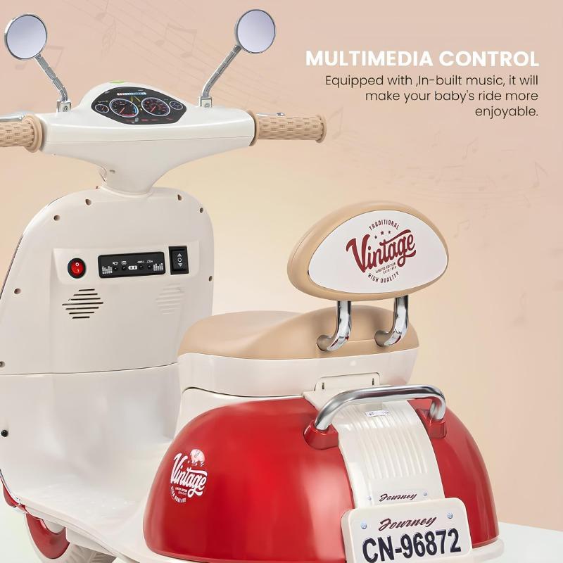 Vespa Battery Operated Motorcycle - Red