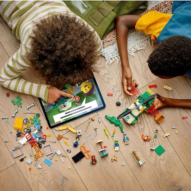 ليجو سيتي - مجموعة بناء لعبة إنقاذ الحيوانات البرية