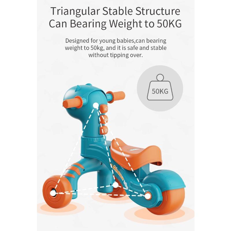 فايف ستار - مشاية أطفال بتصميم ديناصور