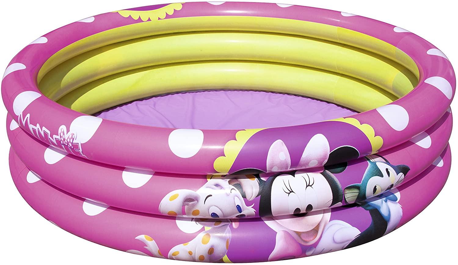 بيست واي - مسبح ميني ماوس قابل للنفخ مع 3 حلقات