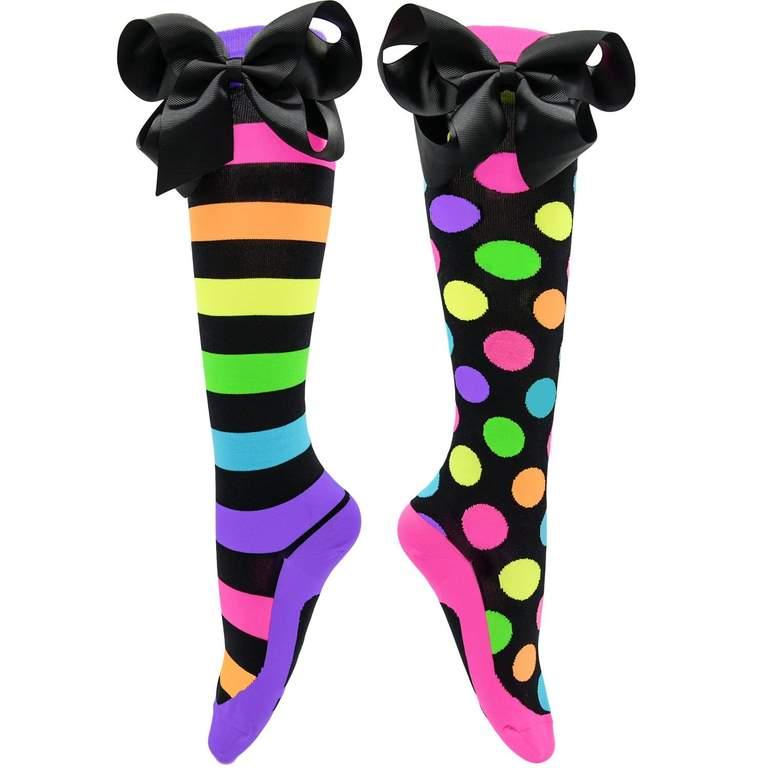 Madmia Liquorice Socks With Bows