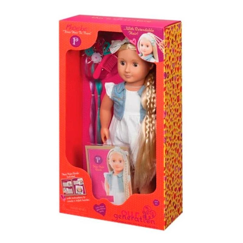 Our Generation Phoebe Hair Grow Doll Blonde