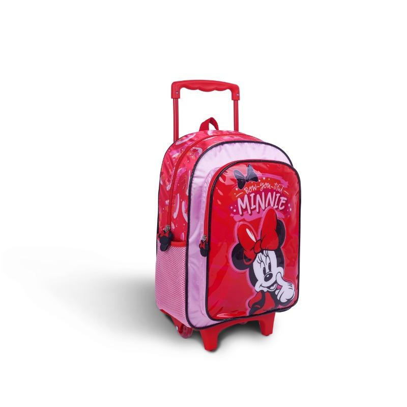 Disney Minnie Mouse 3-in-1 Trolley School Set 16" - Red