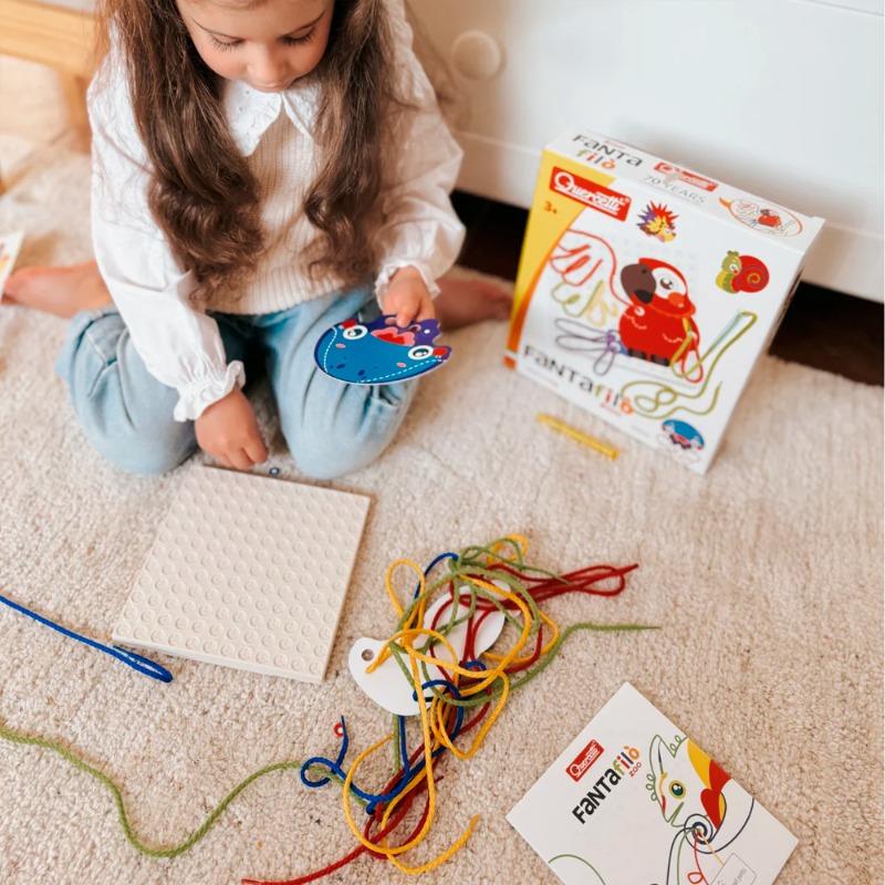 Quercetti Parrot Filo Sewing Kit