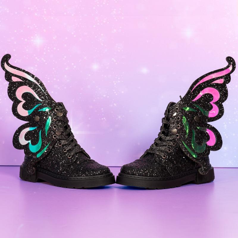 Madmia Glitter Fairy Shoes Black