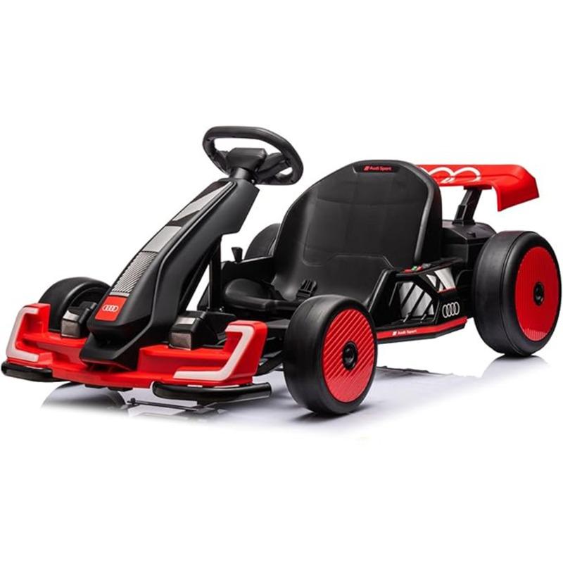 Audi Electric Drift Go Kart 24V for Kids – Red
