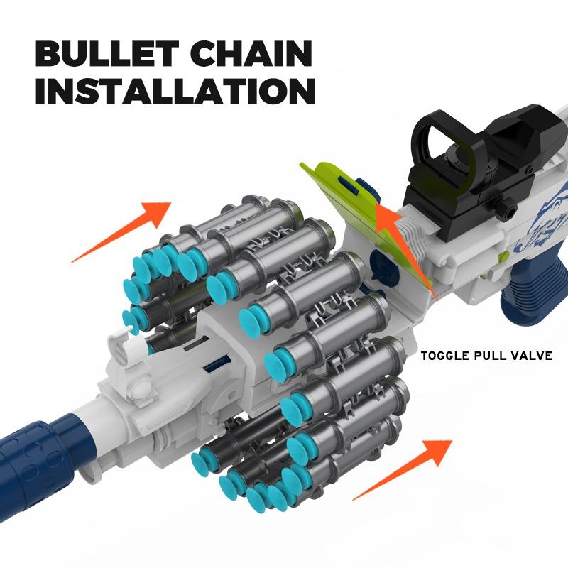 M249 Manual Pull Soft Bullet Toy Rifle