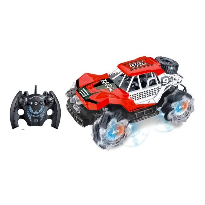 Remote Control Stunt Climbing Car Luminous wheels Red