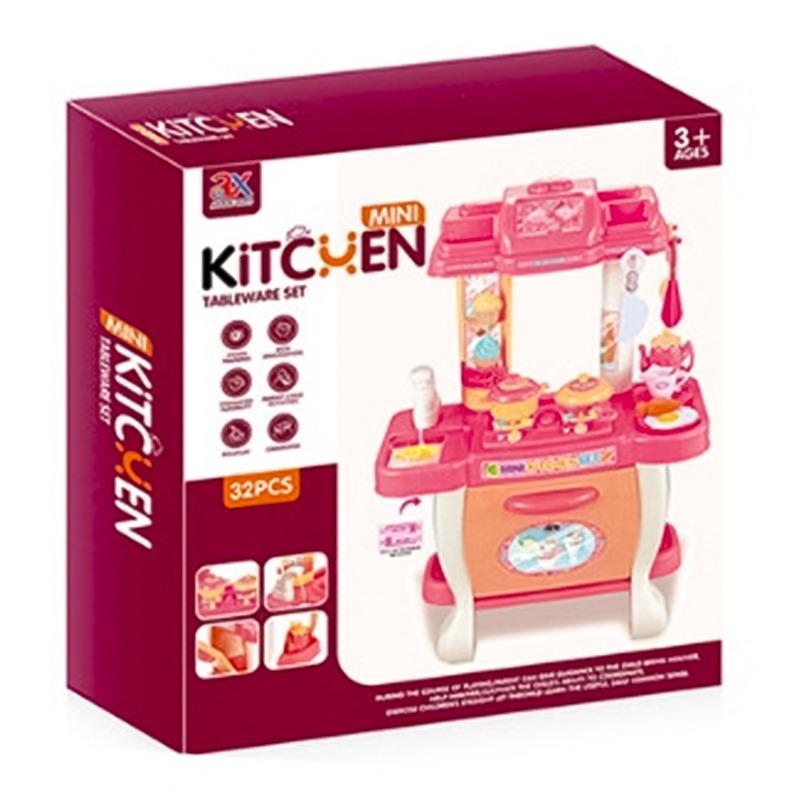 Mini Kitchen Tableware Set - 32 Pcs