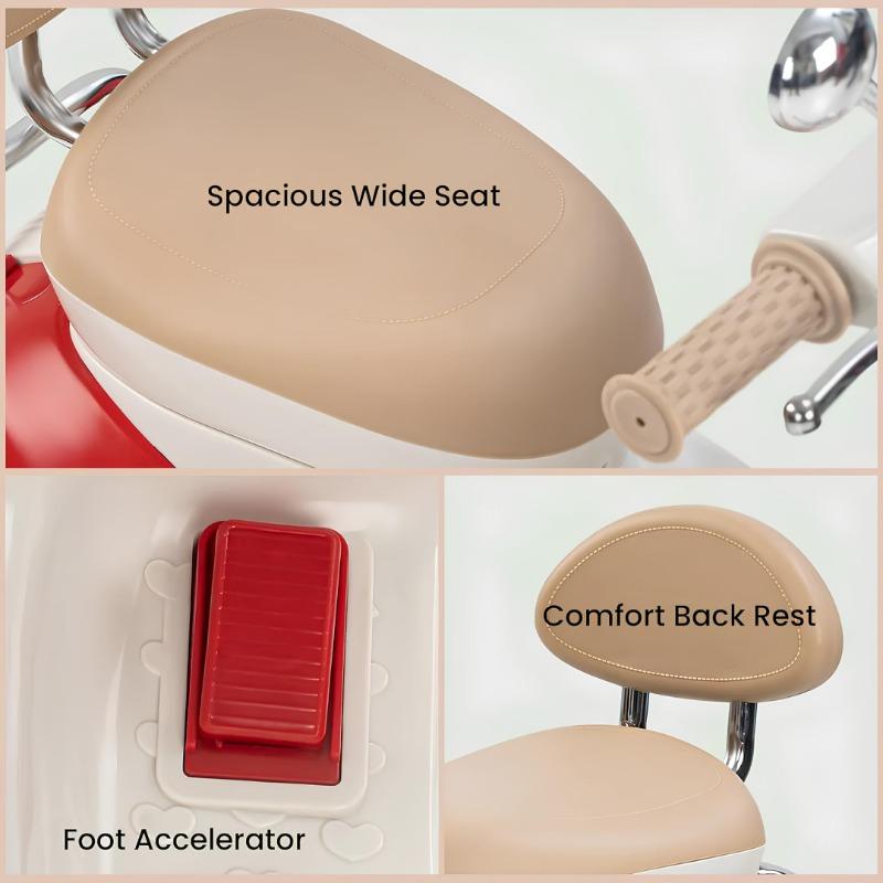 Vespa Battery Operated Motorcycle - Red