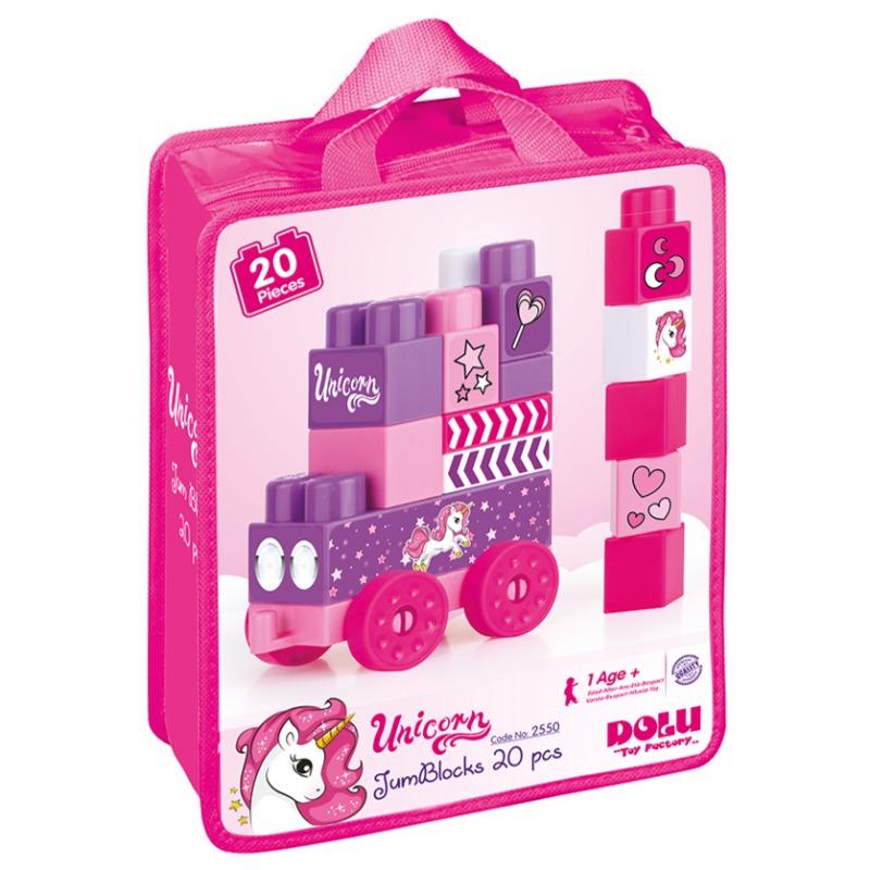 Dolu Unicorn Mega Blocks 20 Pcs