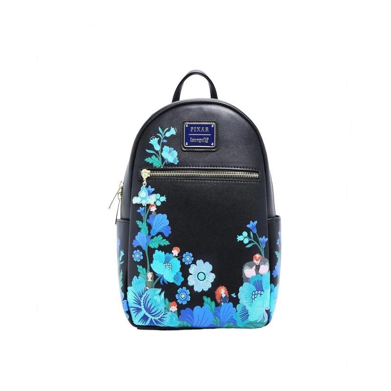 Loungefly Leather Disney Brave Floral Mini Backpack