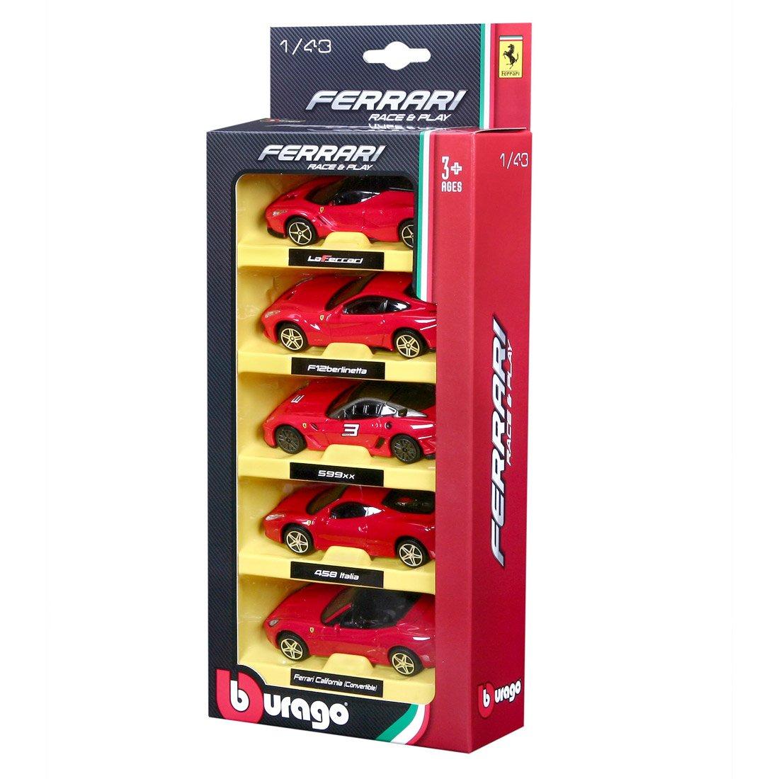 Bburago Ferrari Cars 5 Pack