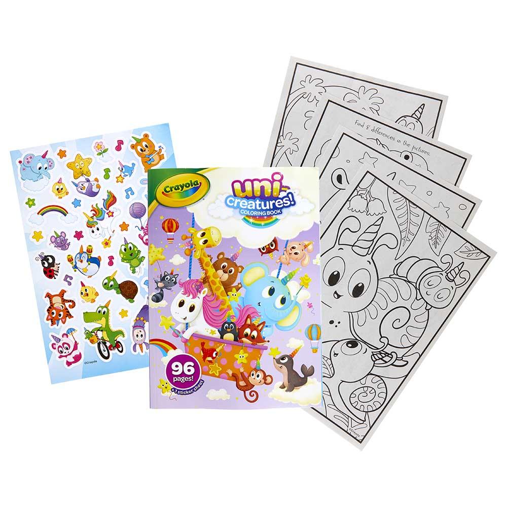كرايولا - كتاب تلوين حيوانات يونيكورن 96 ورقة