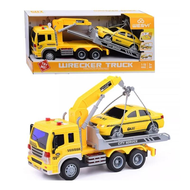 Wenyi 1:16 Friction Trailer With Car