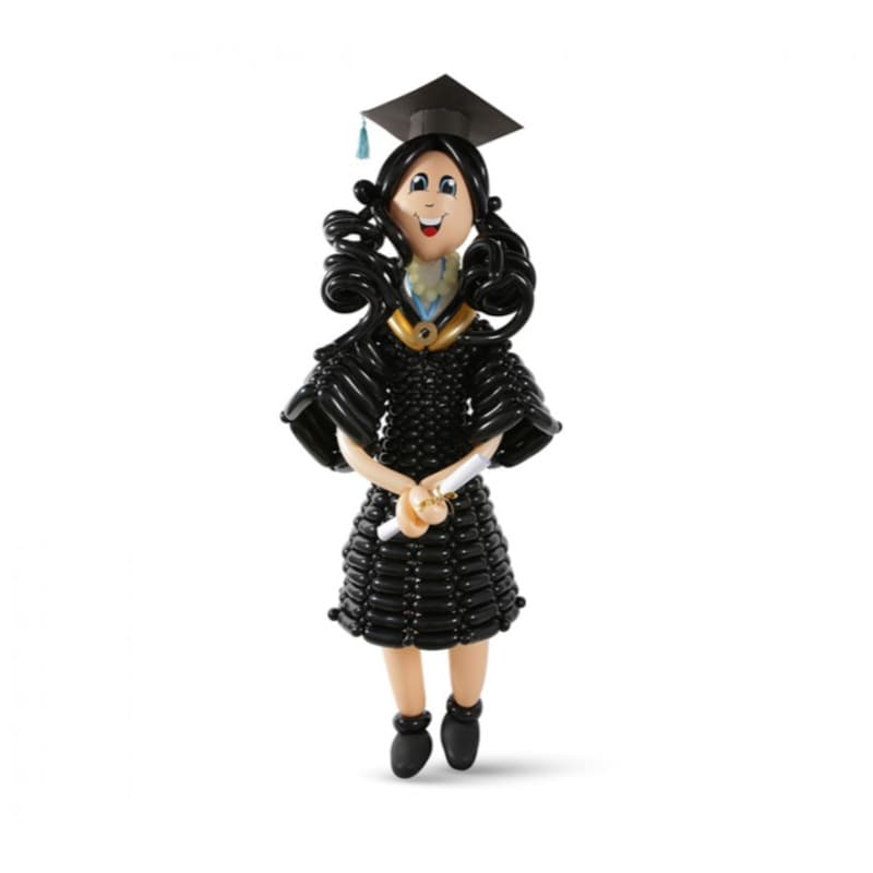 Graduation Decoration Balloon Black Girl