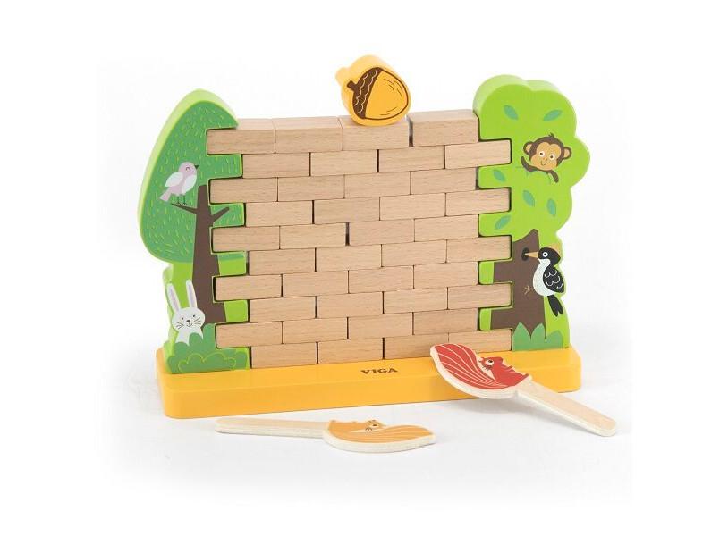 Viga Steady Squirrel Brick Balancing Game