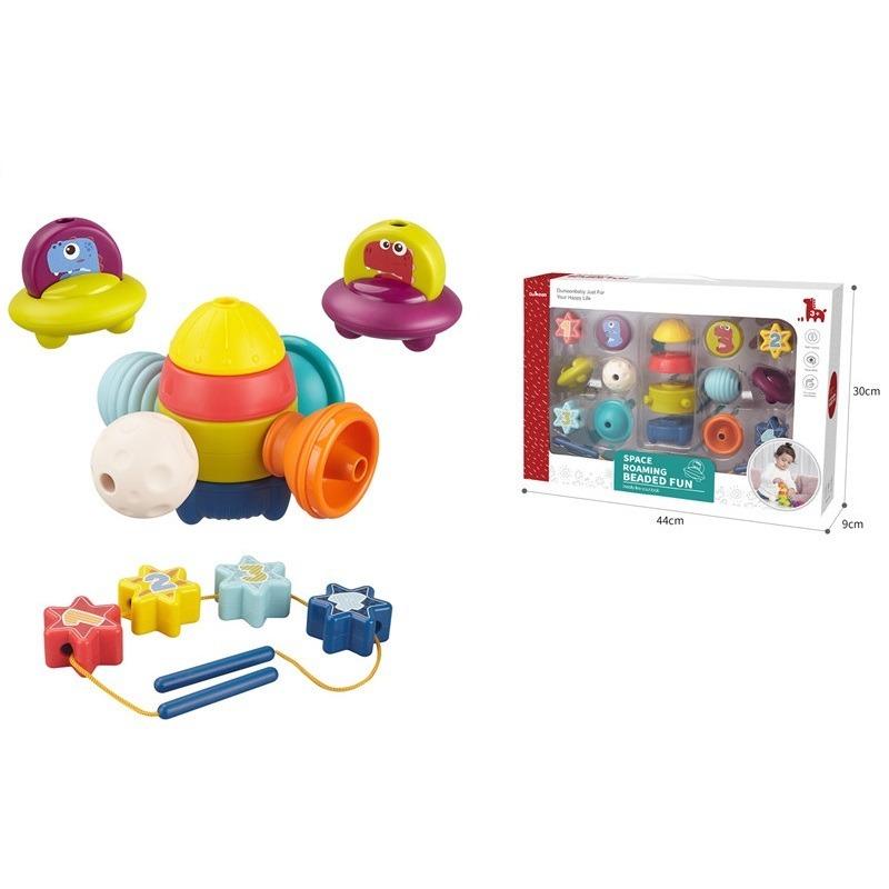 Space Beaded Fun Toy & Mini Happy Kitchen Bundle