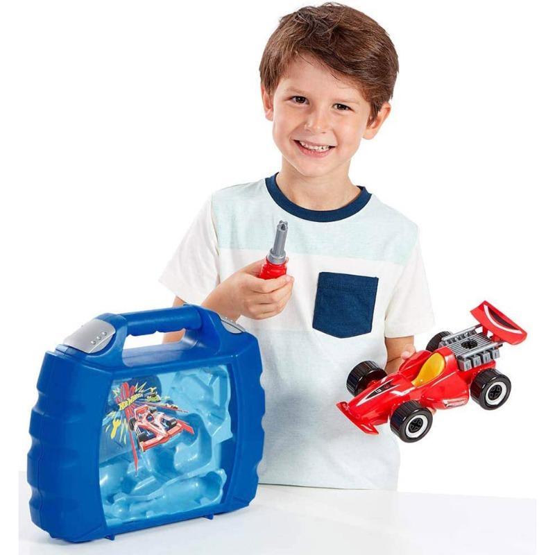 Klein Toys Theo Klein Hot Wheels Grand Prix Case Toy