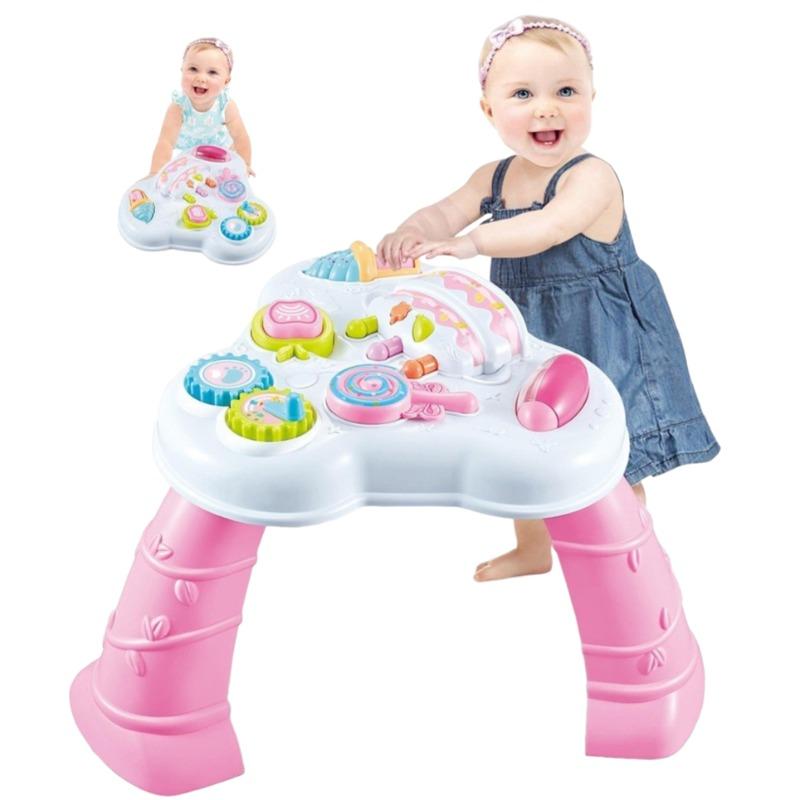 Baby Activity And Learning Table With Music - Pink