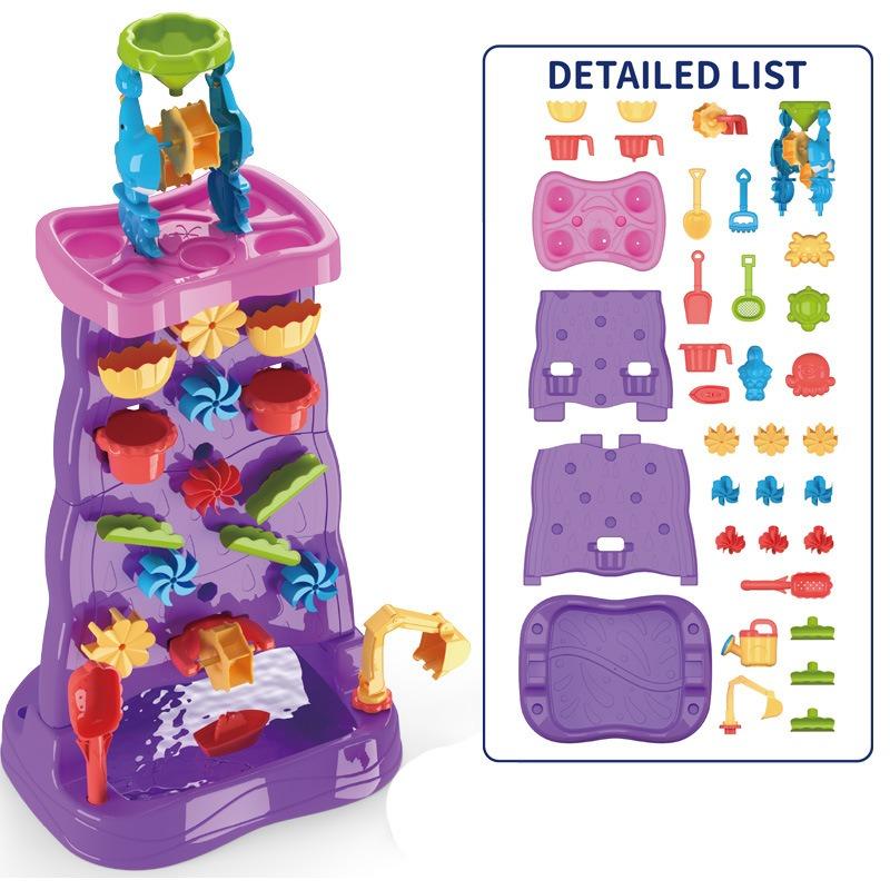 Donloyon Water Play Activity Tower - Pink
