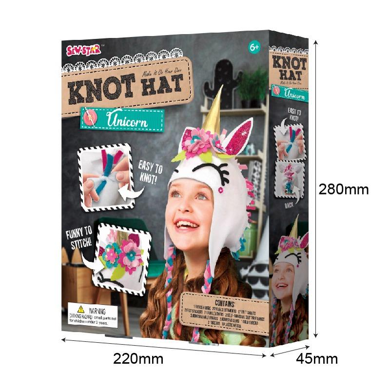 Sew Star Knot Hat - Unicorn