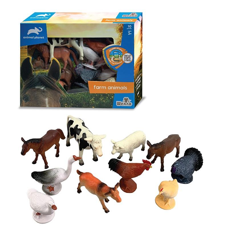 Wenno Farm Animal Toy - 10 Pcs