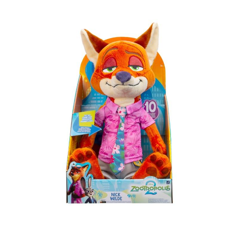 Disney Zootropolis - Feature Talking Plush - Nick Wilde - Zootropolis 2